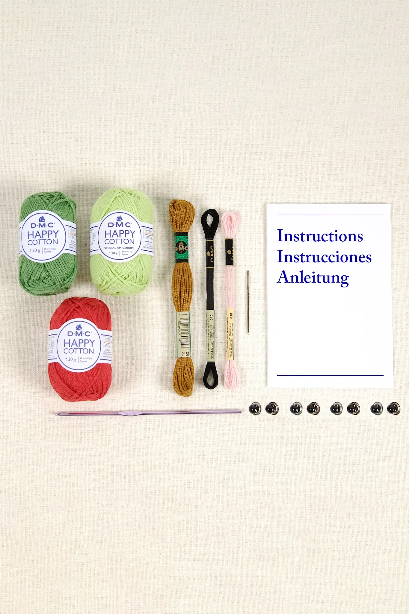 DMC Kit Amigurumi Nos Amis Les Fruits