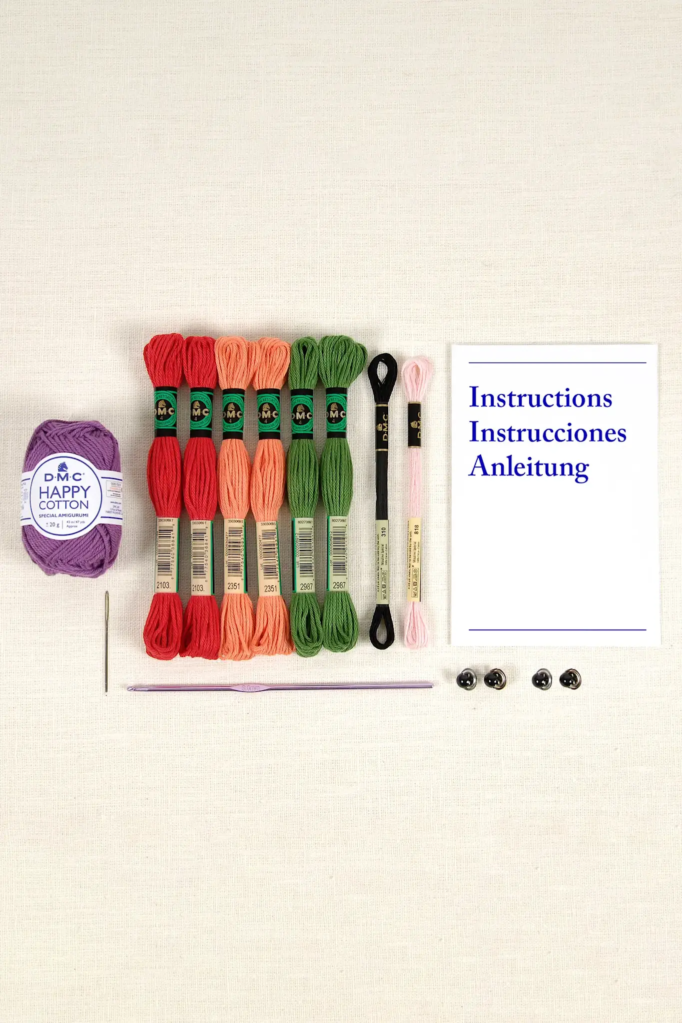 DMC Kit Amigurumi Nos Copains Les Legumes