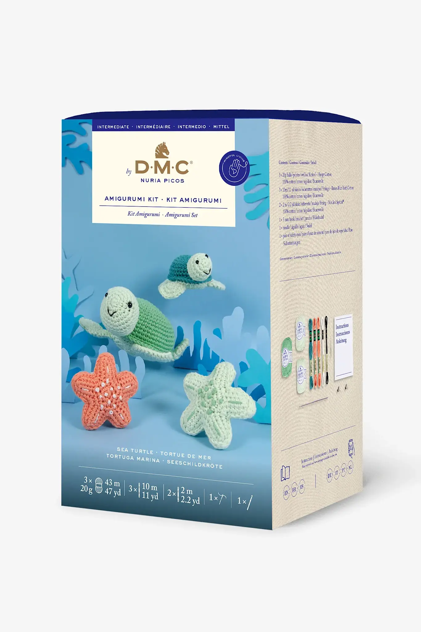 DMC Kit Amigurumi Tortue De Mer