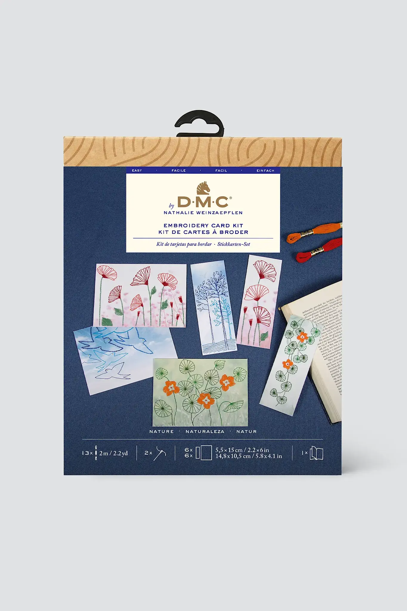 DMC Kit Broderie Cartes A Broder - Nature