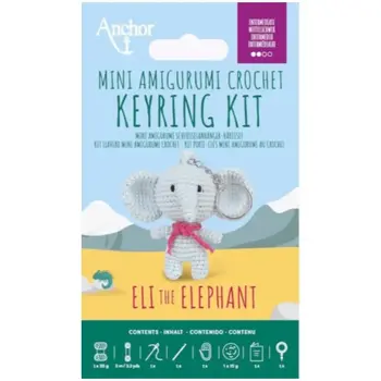 ANCHOR Eli The Elephant Mini Amigurumi Key