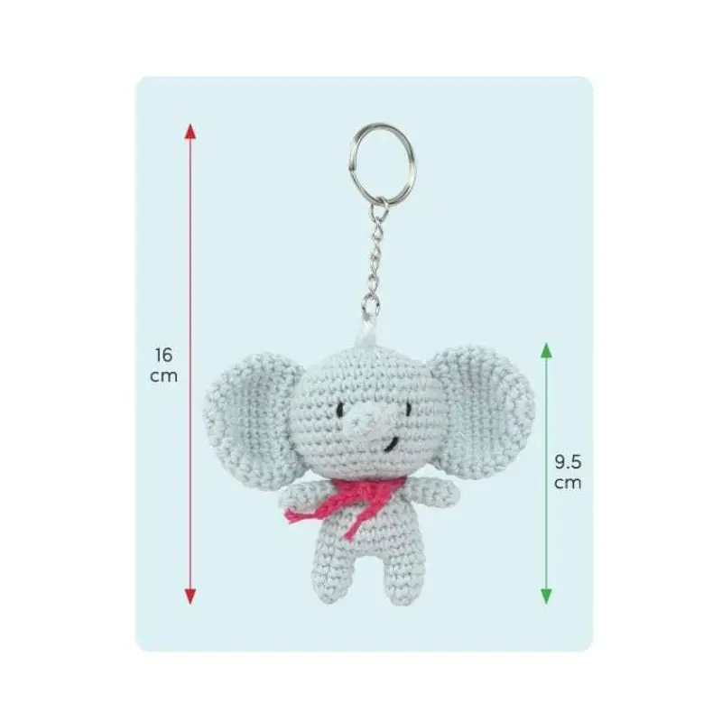 ANCHOR Eli The Elephant Mini Amigurumi Key