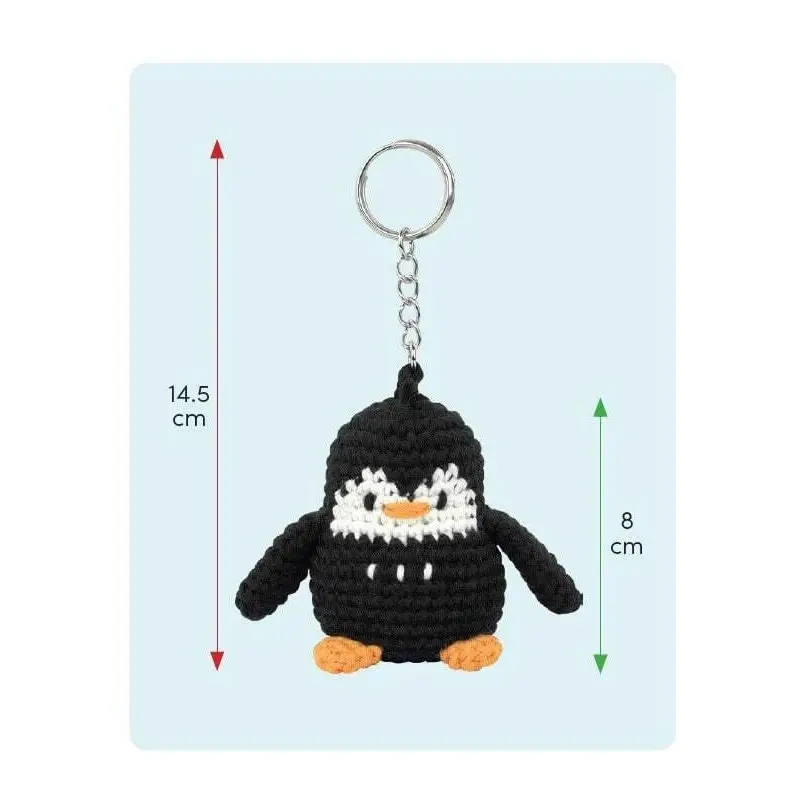 ANCHOR Pip The Penguin Mini Amigurumi Key