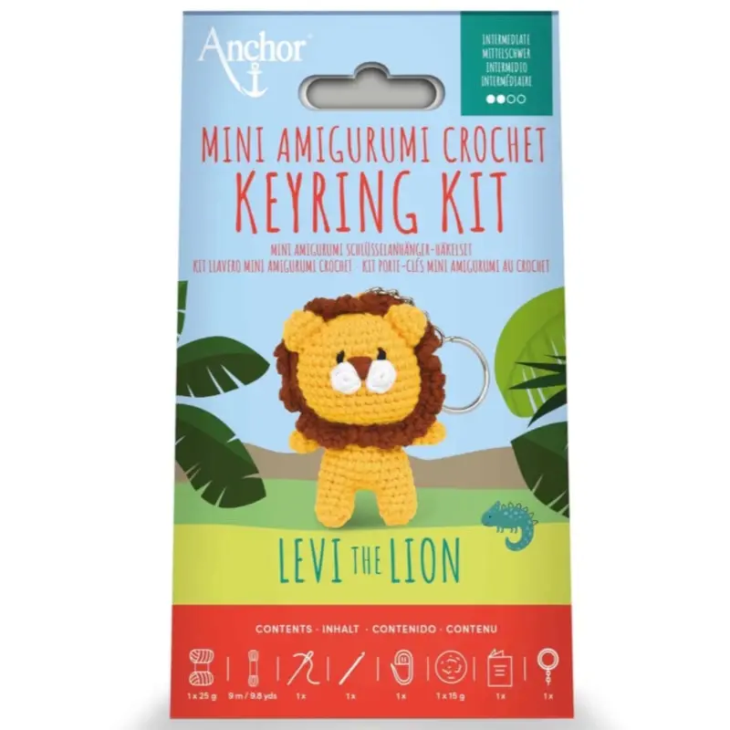 ANCHOR Levi The Lion Mini Amigurumi Key