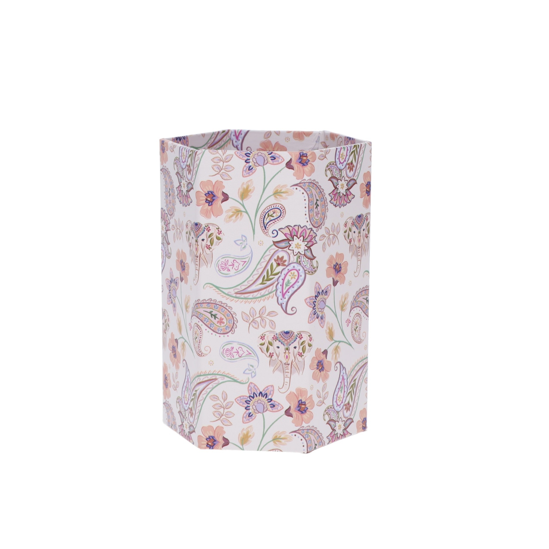 KIUB Pot A Crayon En Carton Esprit Cachemire 11x7,6cm