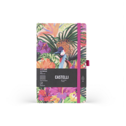 CASTELLI Notebook Pocket Ruled Eden Tropical  - 9x14