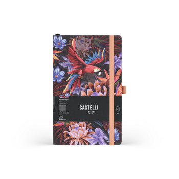 CASTELLI Notebook Pocket Ruled Eden Wild Garden  - 9x14