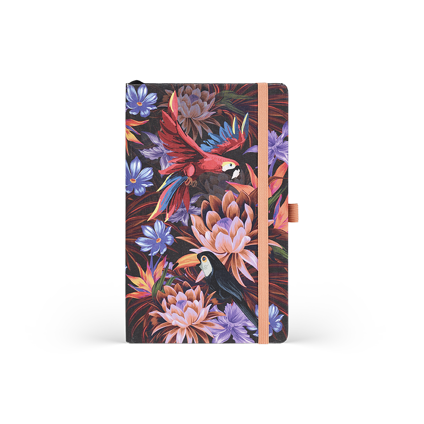 CASTELLI Notebook Pocket Ruled Eden Wild Garden  - 9x14
