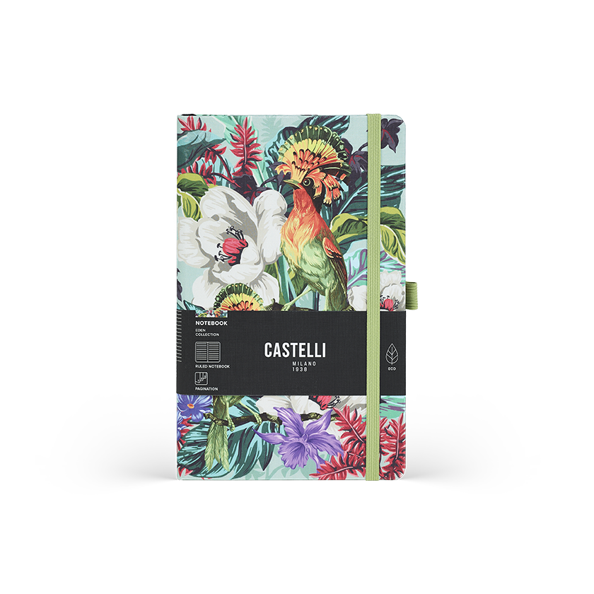 CASTELLI Notebook Midi Ruled Eden Exotic - 13x21
