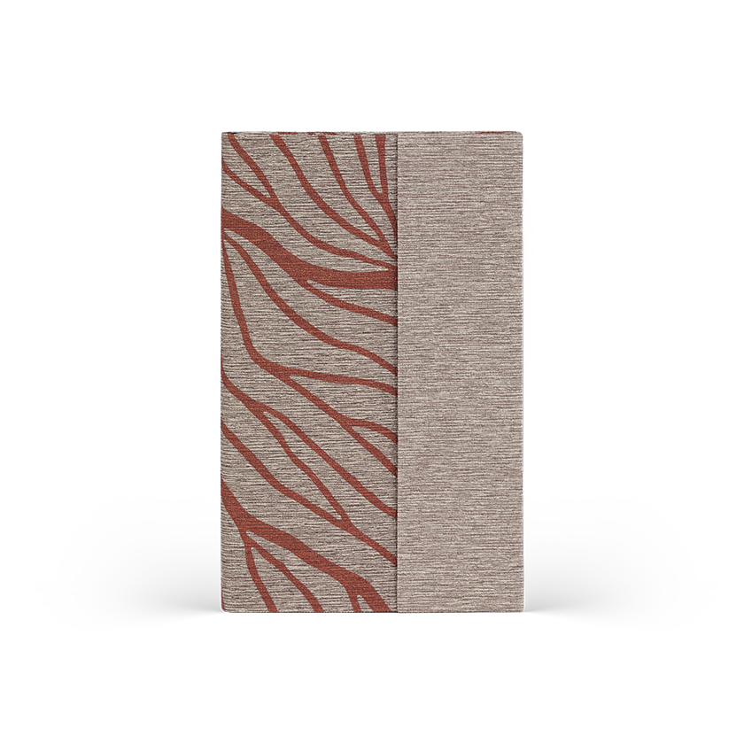 CASTELLI Notebook Midi Ruled Waves Rust - 13x21