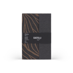 CASTELLI Notebook Midi Ruled Waves Bronze - 13x21