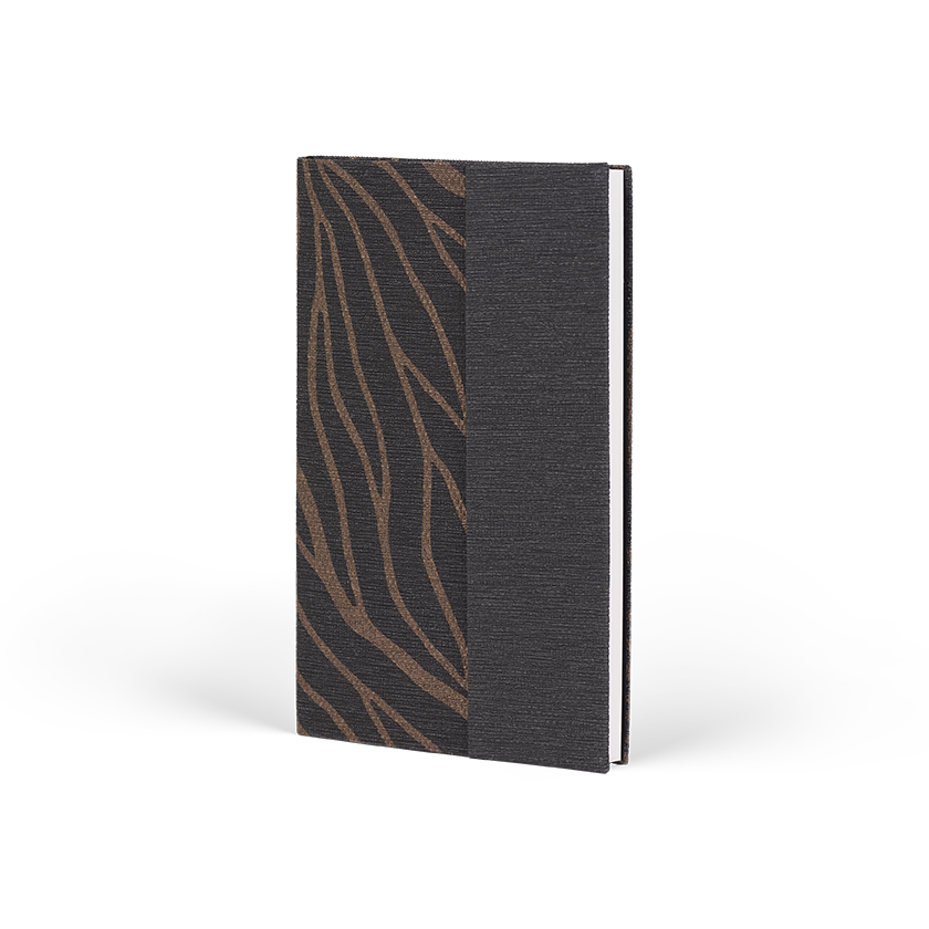 CASTELLI Notebook Midi Ruled Waves Bronze - 13x21