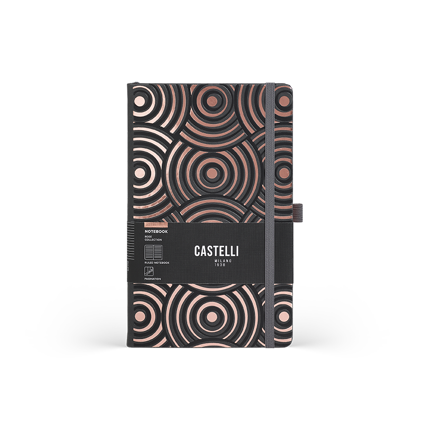 CASTELLI Notebook Large Ruled Rose Lolly Pop - 19x25