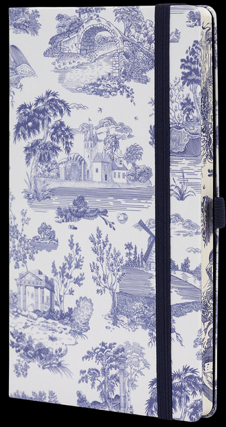 CASTELLI Notebook Midi Ruled Landscapes Marine Blue - 13x21