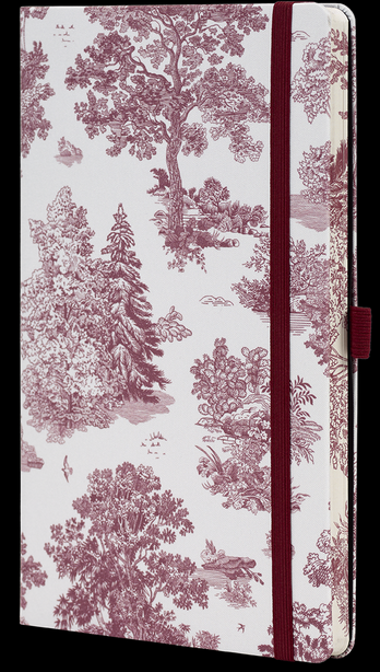 CASTELLI Notebook Midi Ruled Landscapes Rosewood - 13x21