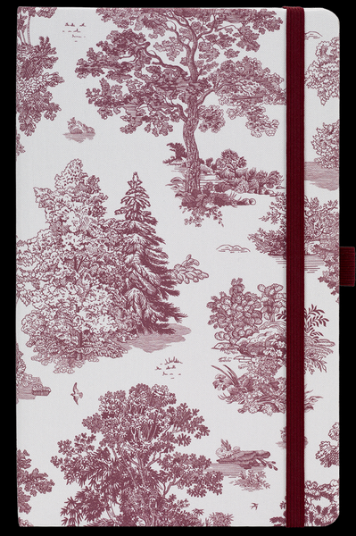 CASTELLI Notebook Midi Ruled Landscapes Rosewood - 13x21