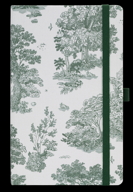 CASTELLI Notebook Midi Ruled Landscapes Evergreen - 13x21