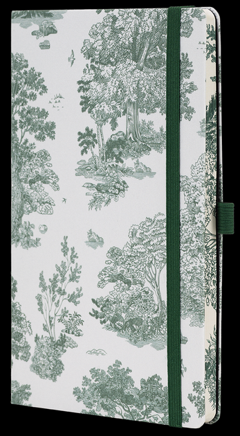 CASTELLI Notebook Midi Ruled Landscapes Evergreen - 13x21