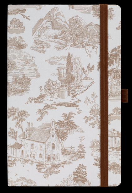 CASTELLI Notebook Midi Ruled Landscapes Walnut - 13x21
