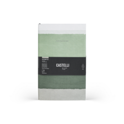 CASTELLI Notebook Midi Ruled  Stripes Sage - 13x21