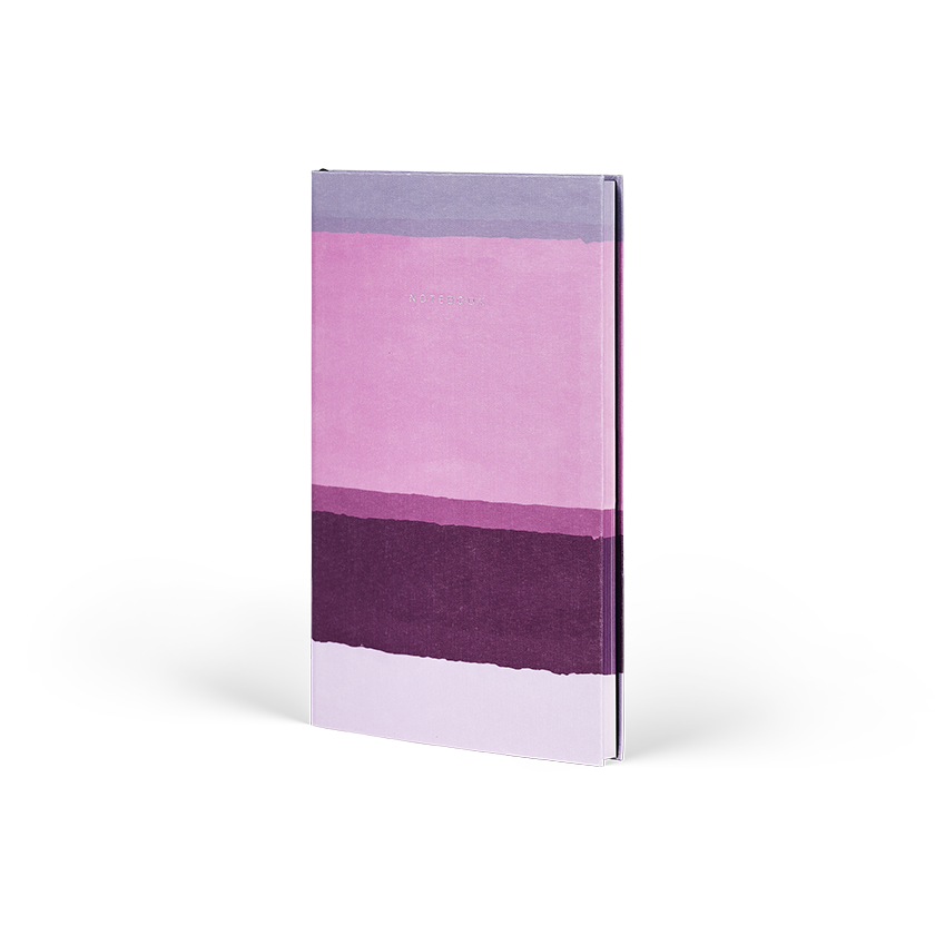 CASTELLI Notebook Midi Ruled  Stripes Bubblegum - 13x21