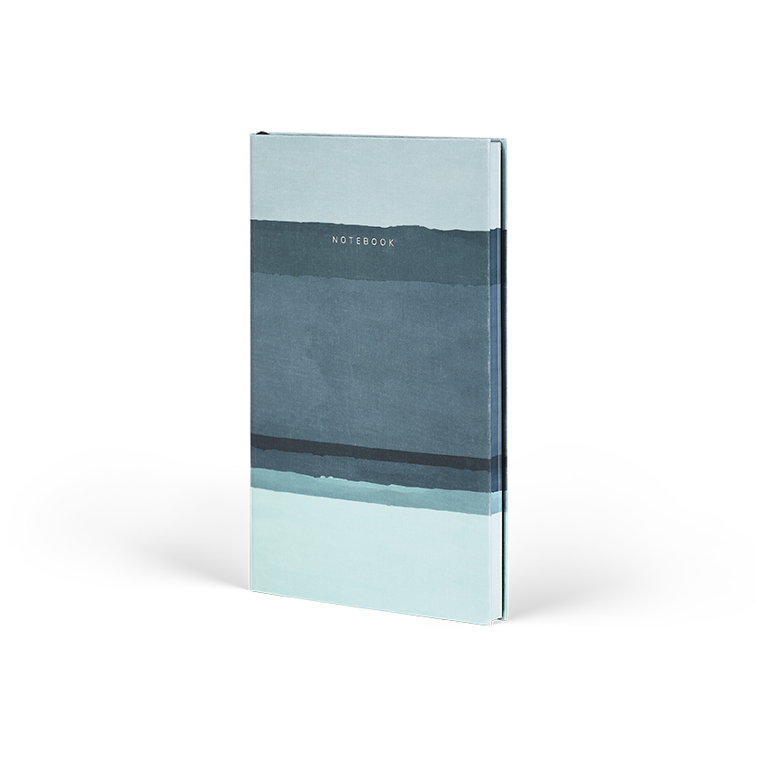 CASTELLI Notebook Large Ruled  Stripes Shadow - 19x25