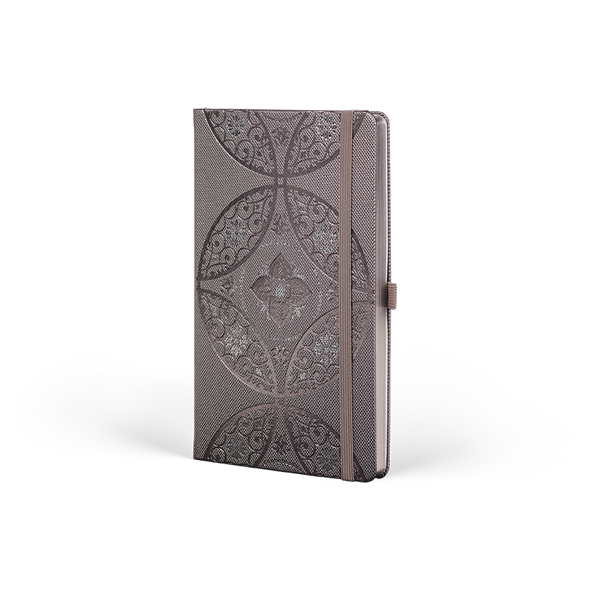 CASTELLI Notebook Midi Ruled Oriental Charme Fossil Arabesque - 13x21
