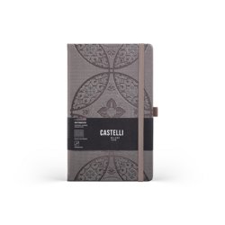 CASTELLI Notebook Midi Ruled Oriental Charme Fossil Arabesque - 13x21