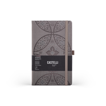 CASTELLI Notebook Midi Ruled Oriental Charme Fossil Arabesque - 13x21