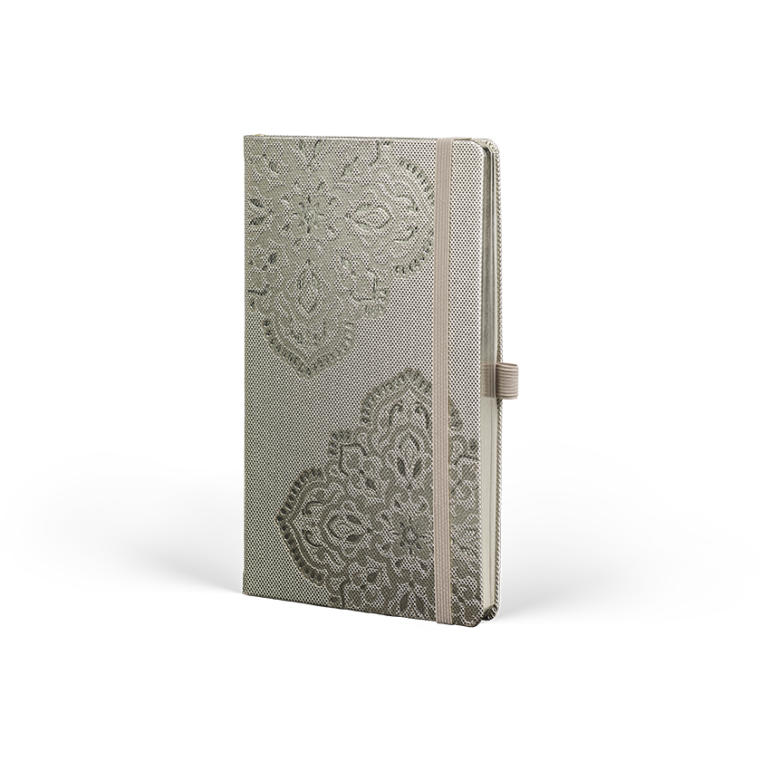 CASTELLI Notebook Midi Ruled Oriental Charme Satin Arabesque - 13x21
