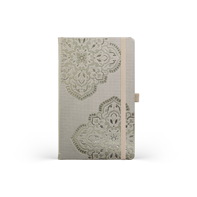 CASTELLI Notebook Midi Ruled Oriental Charme Satin Arabesque - 13x21