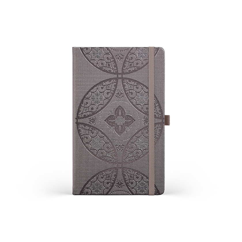 CASTELLI Notebook Large Ruled Oriental Charme Fossil Arabesque - 19x25