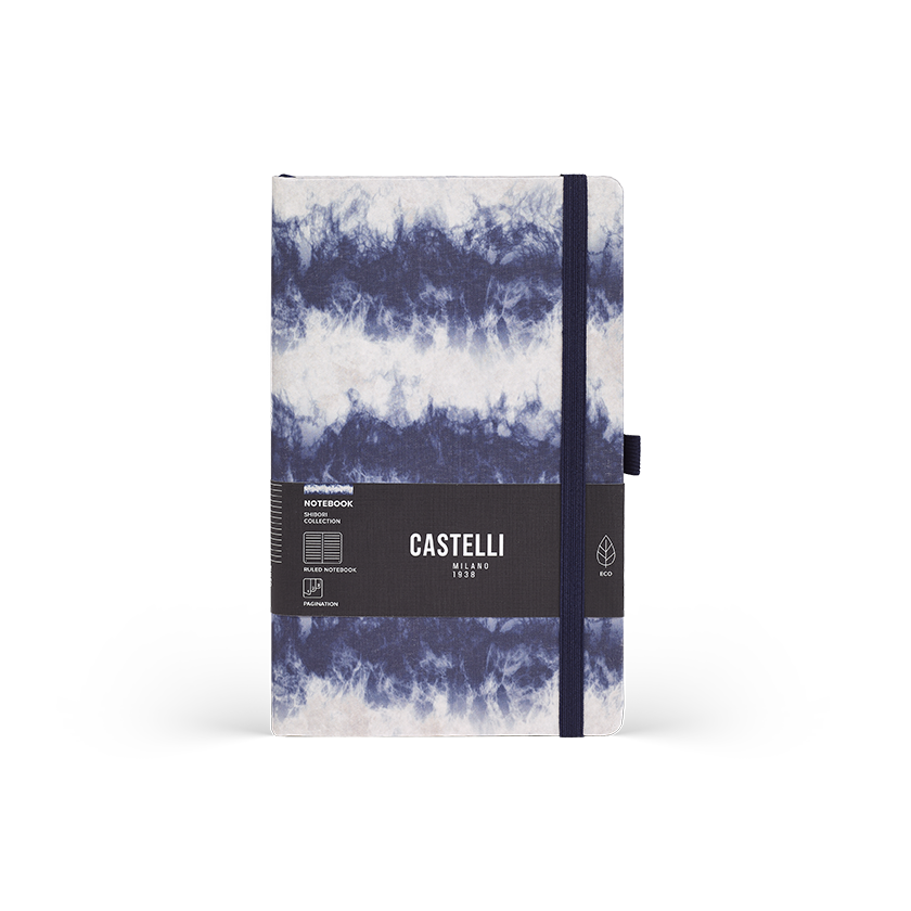 CASTELLI Notebook Midi Ruled Shibory Steam - 13x21