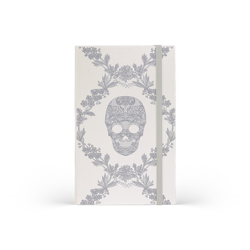 CASTELLI Notebook Midi Ruled Lace Skull - 13x21