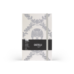 CASTELLI Notebook Midi Ruled Lace Skull - 13x21