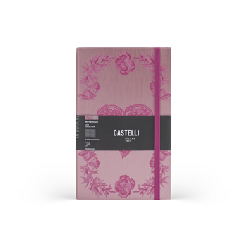 CASTELLI Notebook Midi Ruled Lace Heart - 13x21