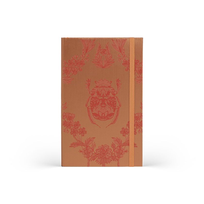 CASTELLI Notebook Midi Ruled Lace Beetle - 13x21