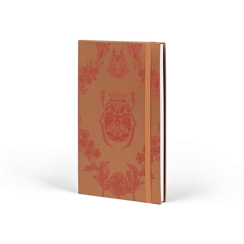 CASTELLI Notebook Midi Ruled Lace Beetle - 13x21