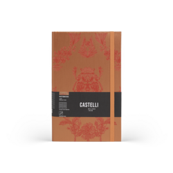 CASTELLI Notebook Midi Ruled Lace Beetle - 13x21