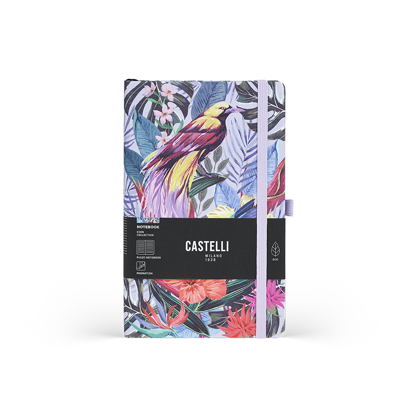 CASTELLI Notebook Midi Ruled Eden Paradise - 13x21