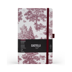 CASTELLI Notebook Midi Ruled Landscapes Rosewood - 13x21