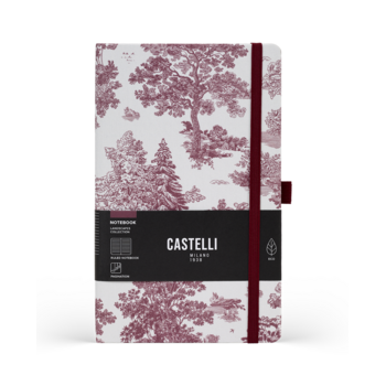 CASTELLI Notebook Midi Ruled Landscapes Rosewood - 13x21