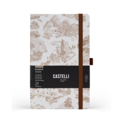CASTELLI Notebook Midi Ruled Landscapes Walnut - 13x21