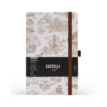 CASTELLI Notebook Midi Ruled Landscapes Walnut - 13x21