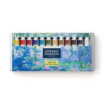 LEFRANC BOURGEOIS Collection Impressionniste Huile Extra-Fine Set Giverny 12x20ml