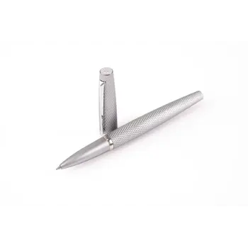 DIPLOMAT Stylo Roller "Viper" argenté guilloche