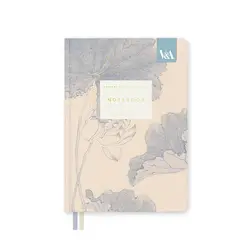OHH DEER Eastern Elegance Water Lillies  | Fabric Hardback Notebook (B6)