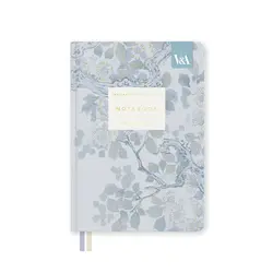 OHH DEER Eastern Elegance Blossom Tree | Fabric Hardback Notebook (B6)