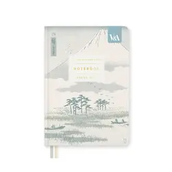 OHH DEER Eastern Elegance Mount Fuji | Fabric Hardback Notebook (B6)