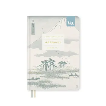 OHH DEER Eastern Elegance Mount Fuji | Fabric Hardback Notebook (B6)